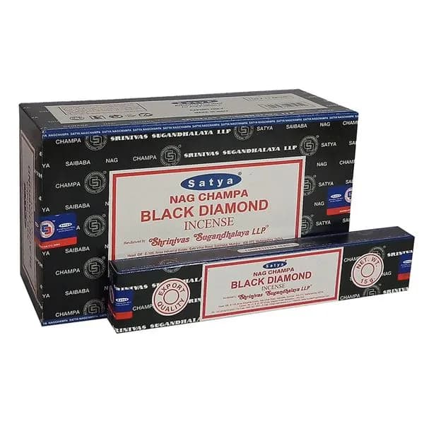 Black Diamond by Satya Incense Sticks 15g Box