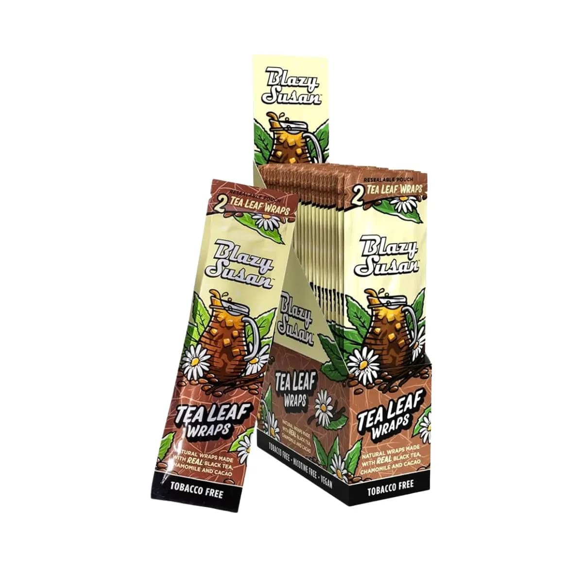 BLAZY SUSAN Tea Leaf Wraps - 2 Per Pack