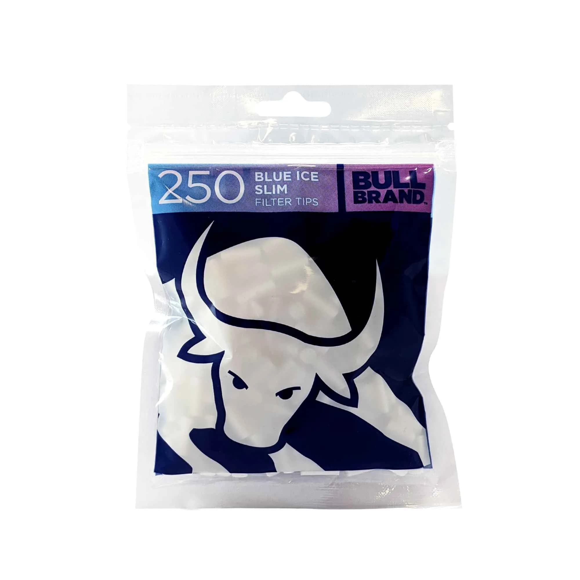 Bull Brand Blue Ice Flavoured Filters 6mm (250 Per Bag)