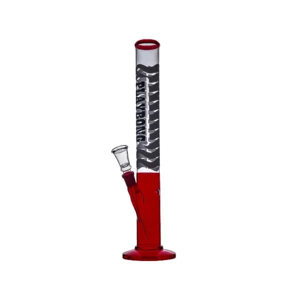 Bullet Sand Bong – 36 cm, 14.5 mm Joint, Ø 40 mm, Red & White Design