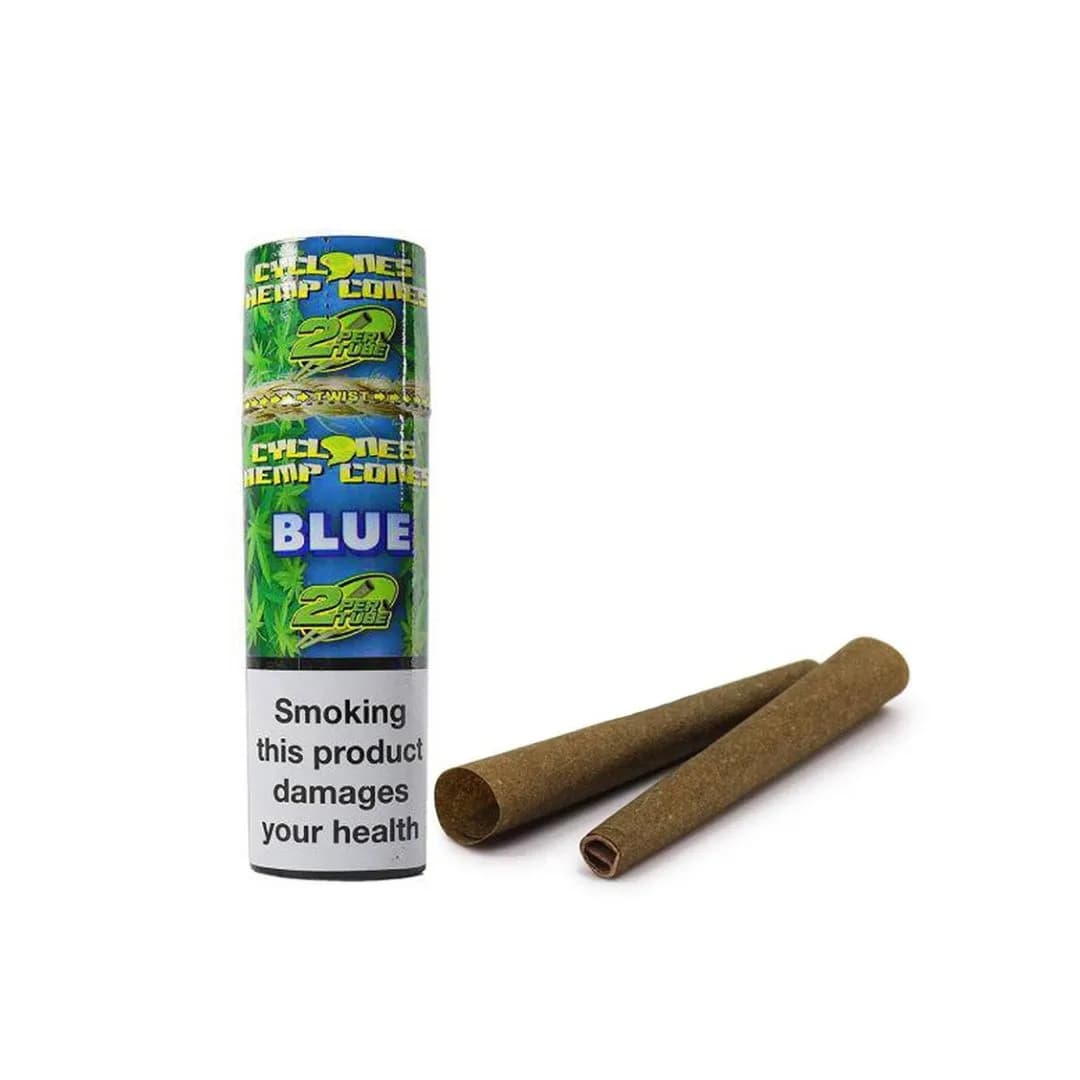 Cyclone Hemp Cones Blue