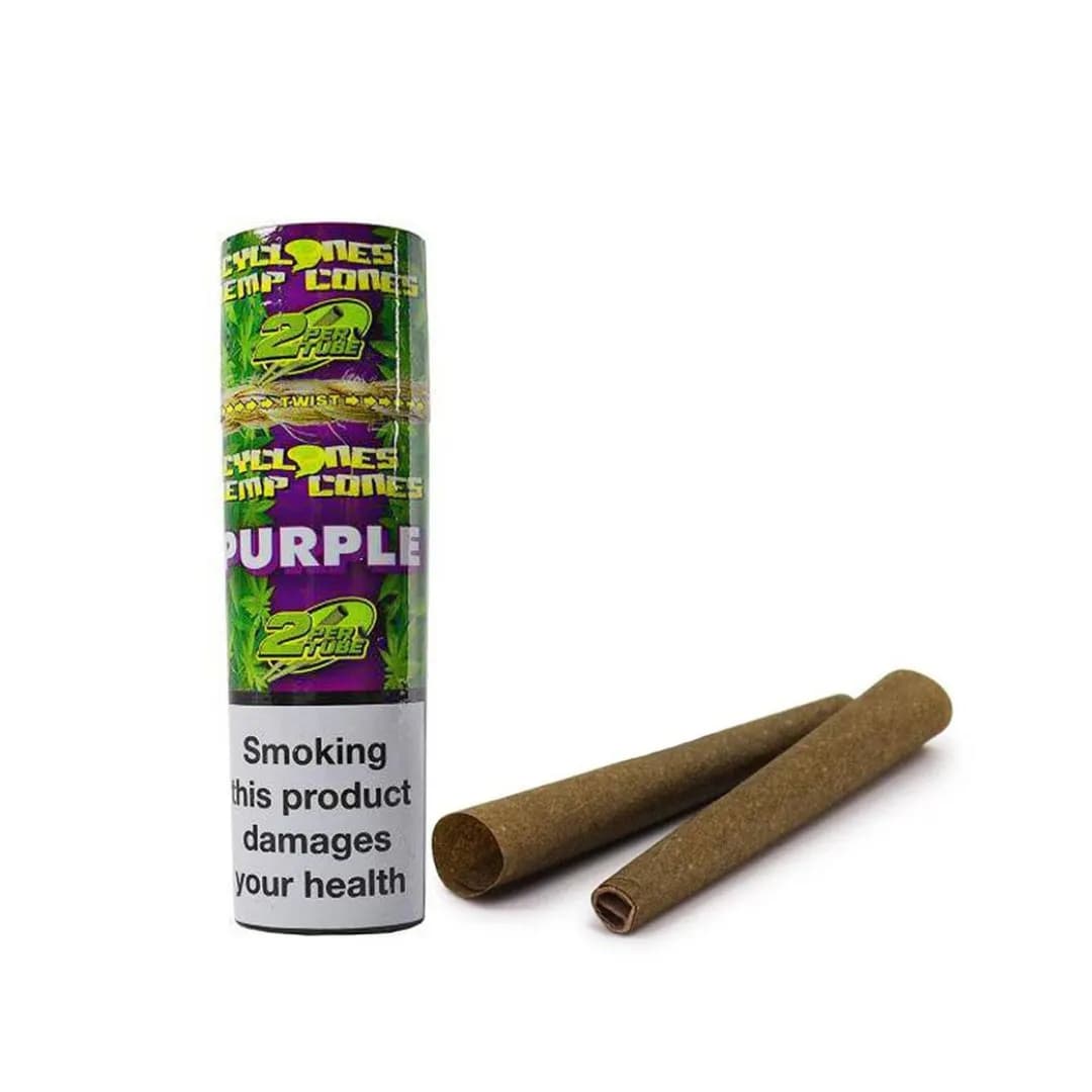 Cyclone Hemp Cones Purple