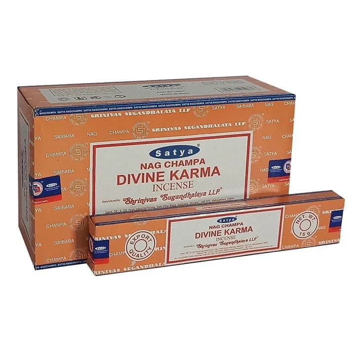 Divine Karma by Satya Incense Sticks 15g Box