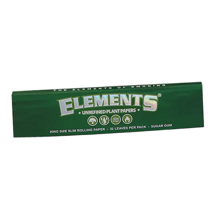 Elements Green Plant King Size Rolling Papers