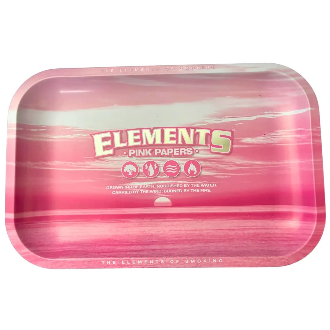 Elements Pink Medium Rolling Tray 27.5cm x 17.5cm