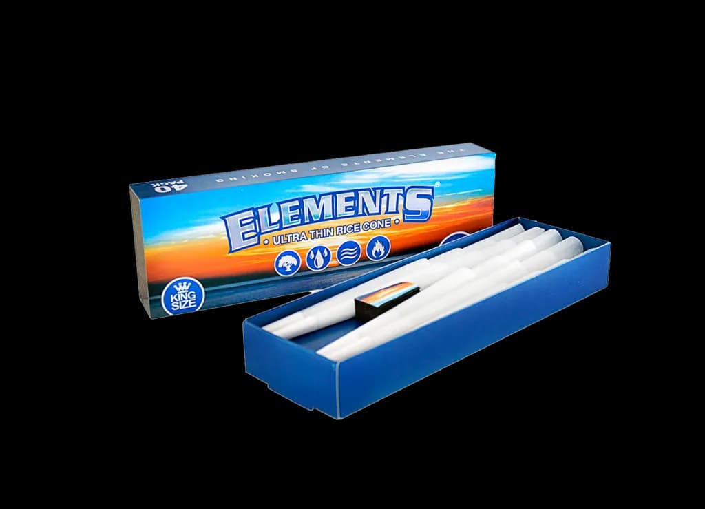 Elements Pre Rolled Kingsize Cones - Box Of 40 Cones