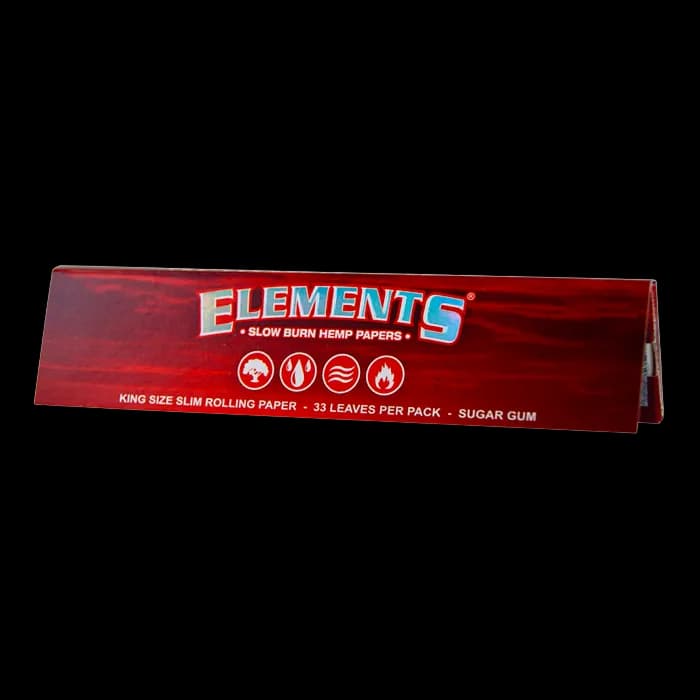 Elements Slim Red King Size Rolling Papers