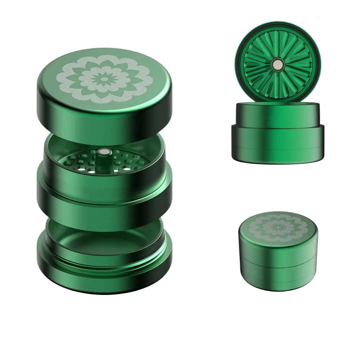 Flower Mill Next Grinder Standard 2.5" Edition – Green