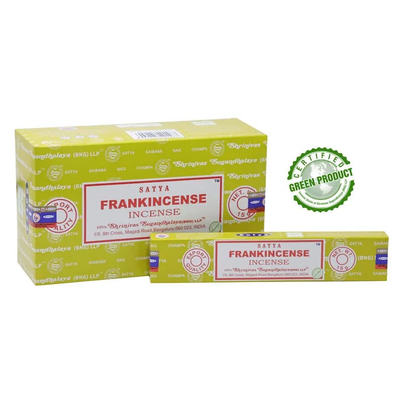 Frankincense by Satya Incense Sticks 15g Box
