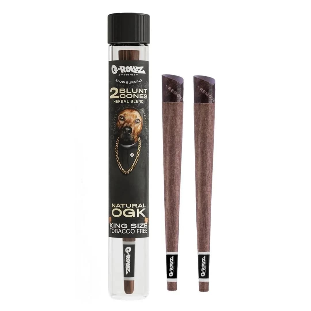 G-ROLLZ - Chamomile +Yerba Mate Blunt Cones - 2 Per Pack - Natural OGK