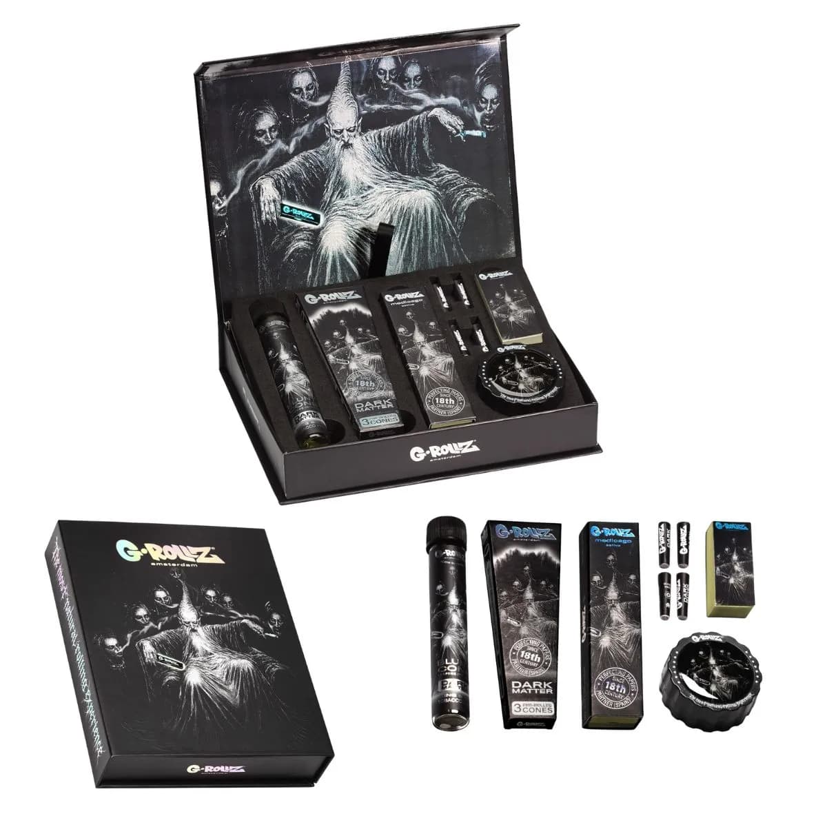 G-Rollz "Dark Matter" Gift Box – XS Rolling Set - Packed With Products