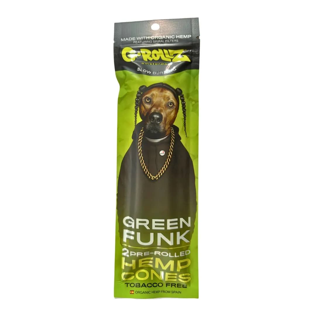 G-Rollz Green Funk Flavoured Hemp Cones