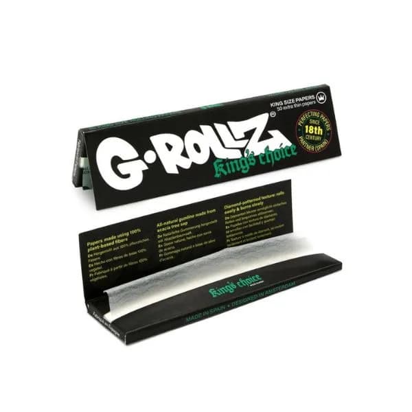 G-Rollz - Kings Choice - 50 White Kingsize Wide Papers