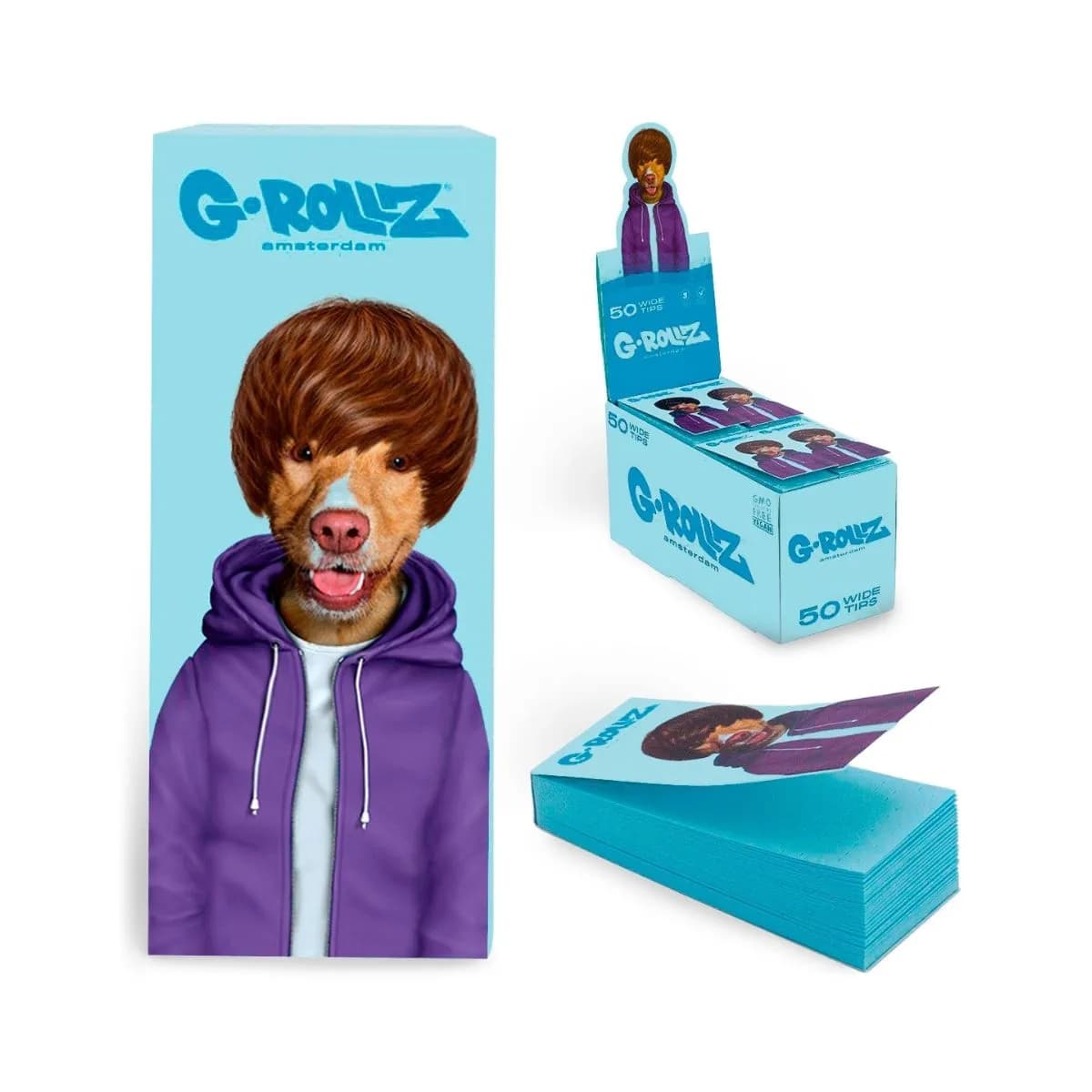 G-Rollz Pets Rock: Grunge Blue Filter Tips
