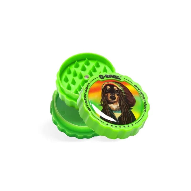 G-Rollz 3-Part Grinder 53mm Pets Rock - Reggae