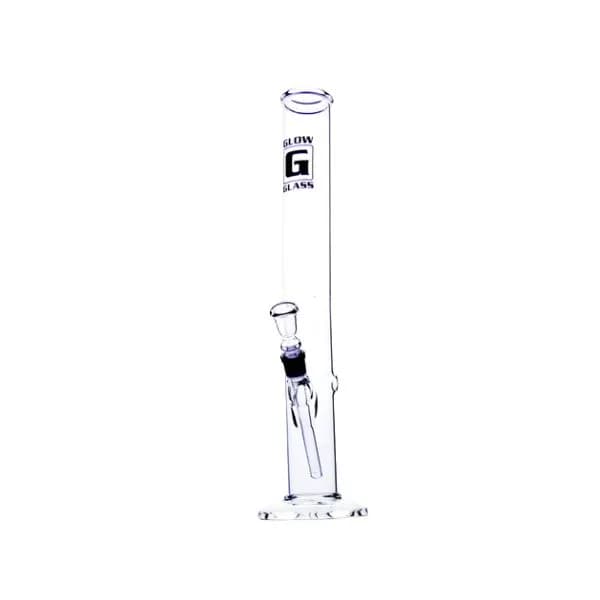 Glow Glass Curved Cylindrical Bong – Model 675, 42 cm, 18.8 mm Joint, Ø 50 mm