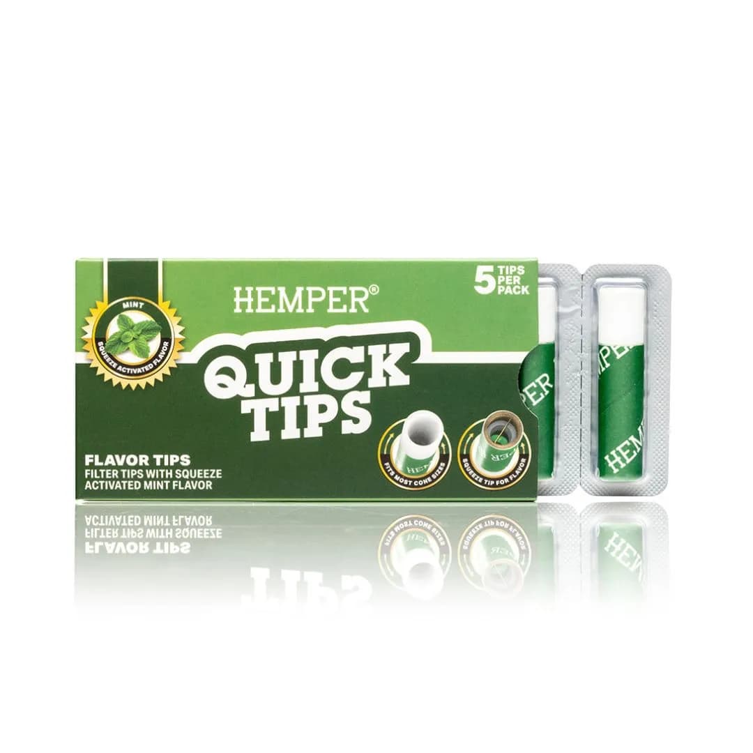 Hemper Quick Tips Mint - 5 Flavoured Tips