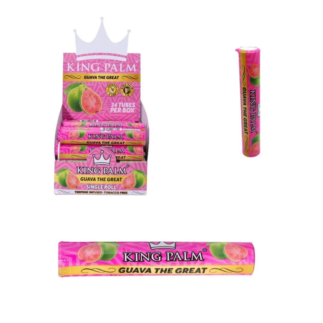 King Palm Guava - The Great Flavour - Single Mini Roll 1g