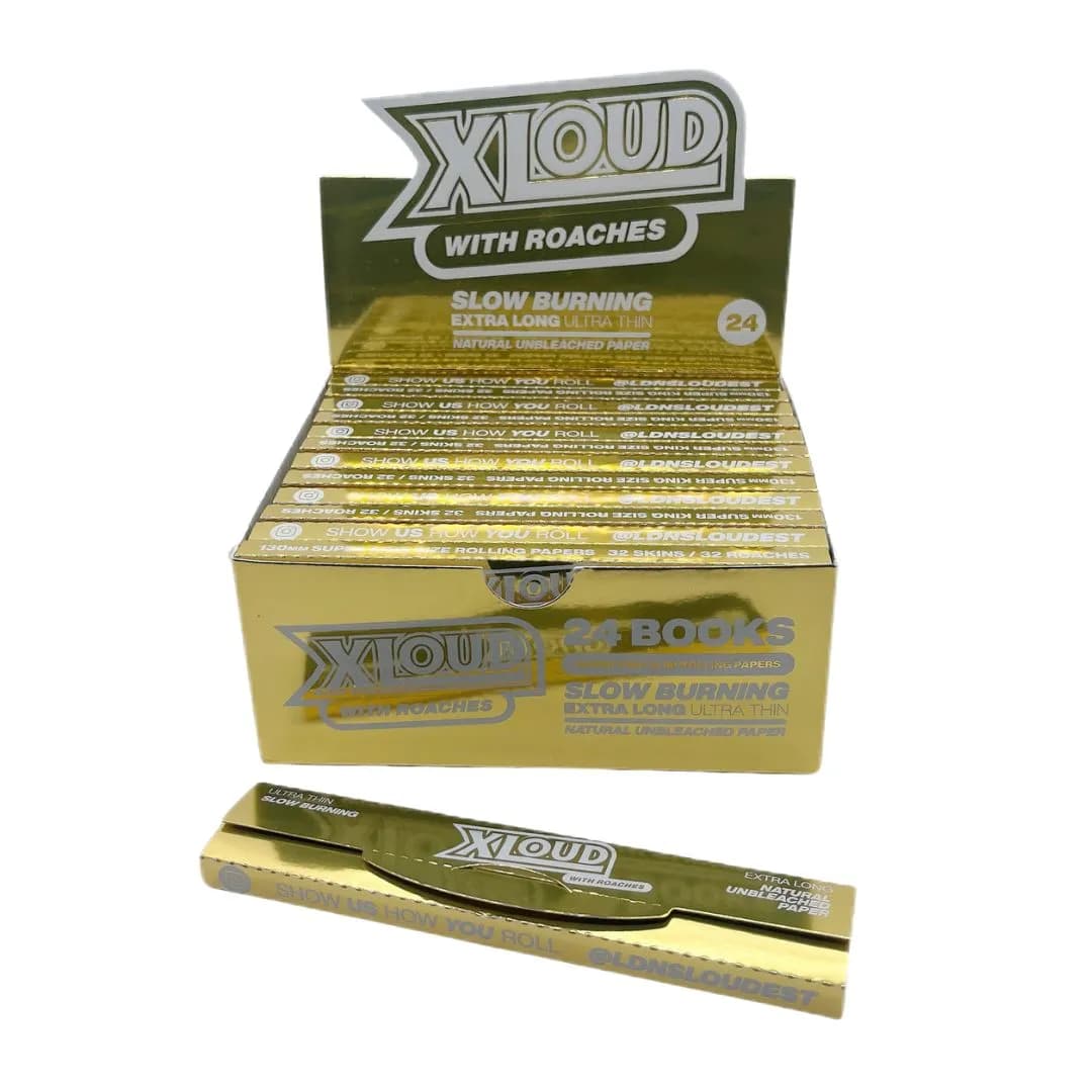 Loud LDN - XLOUD Extra Long Unbleached Papers & Tips