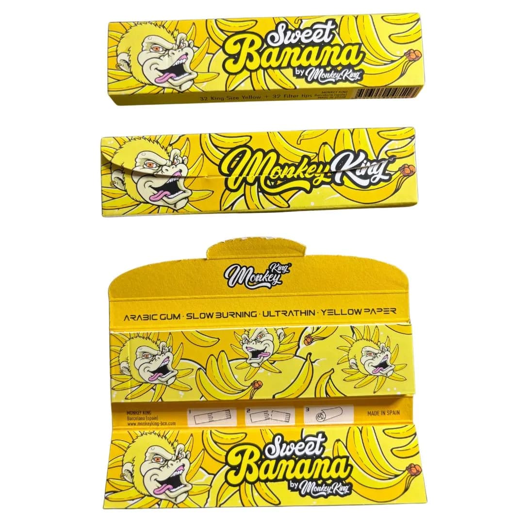 Monkey King Banana Touch & Smell Kingsize Papers & Tips
