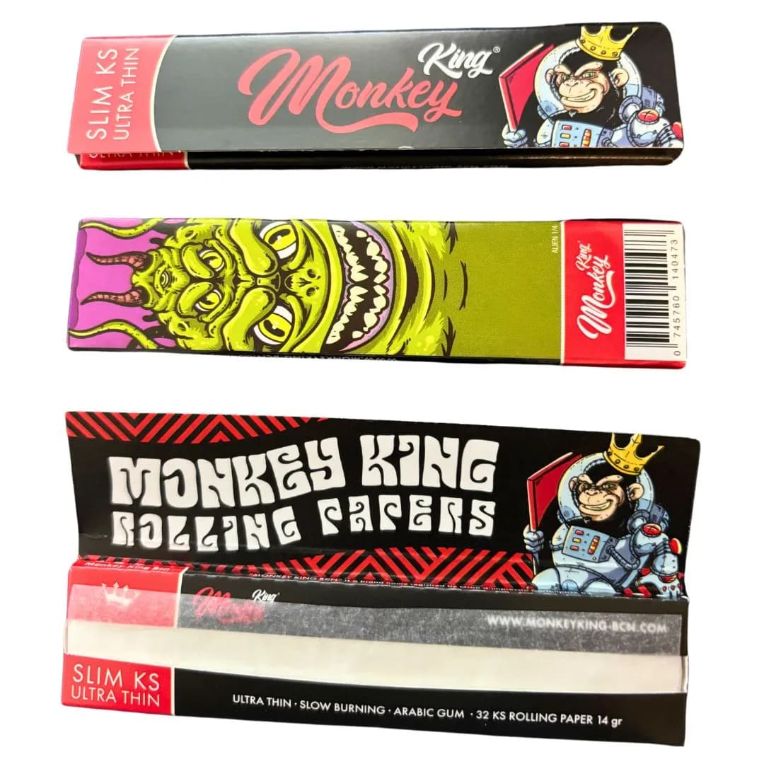 Monkey King Classic White Kingsize Ultrathin Rolling Papers