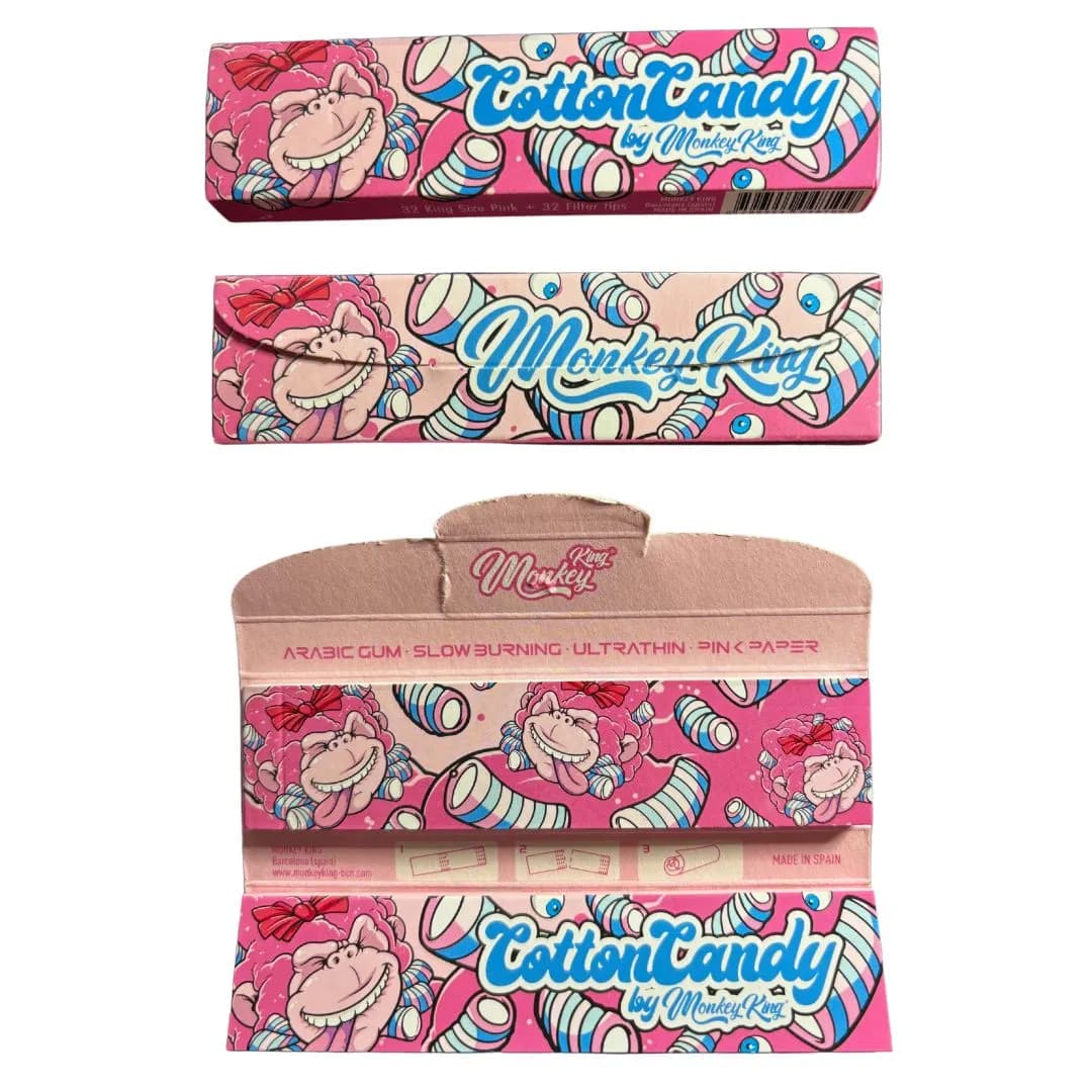 Monkey King Cotton Candy Touch & Smell Kingsize Papers & Tips