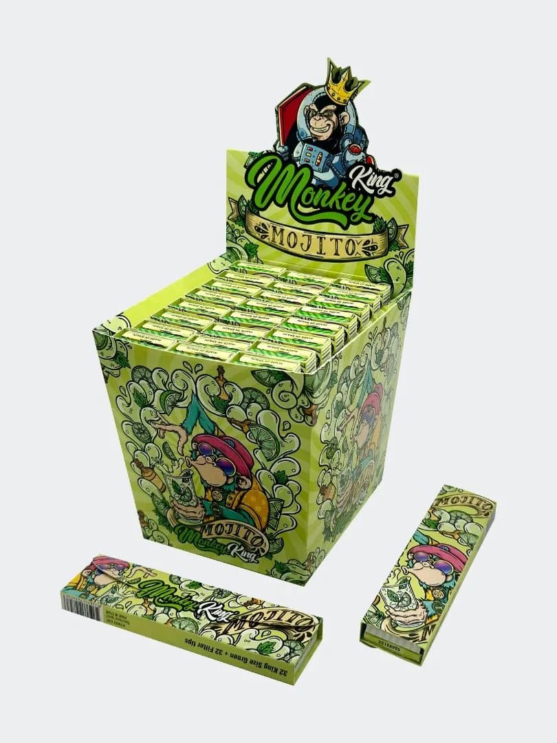 Monkey King Mojito Touch & Smell Kingsize Papers & Tips