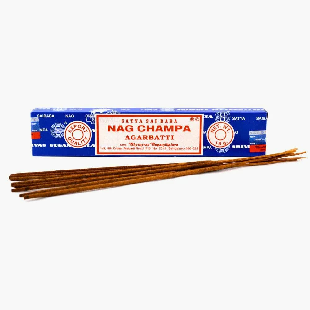 Nag Champa Agaratti by Satya Incense Sticks 15g Box