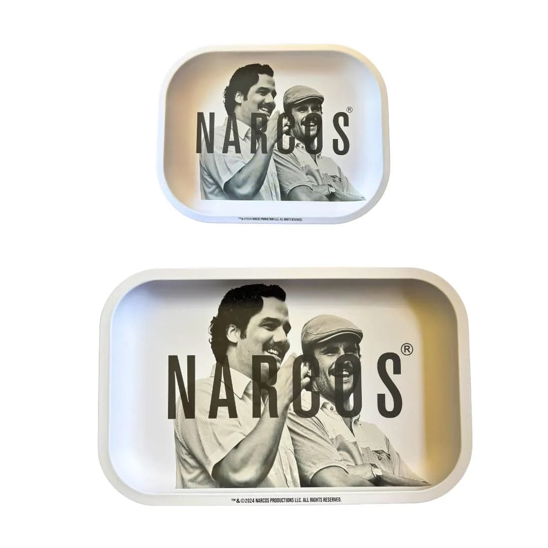 NARCOS - Rolling Tray White Small and Medium