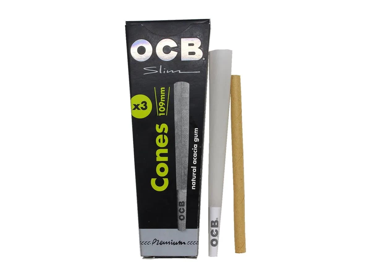 OCB Black Kingsize Pre-Rolled Cones (3 Pack)