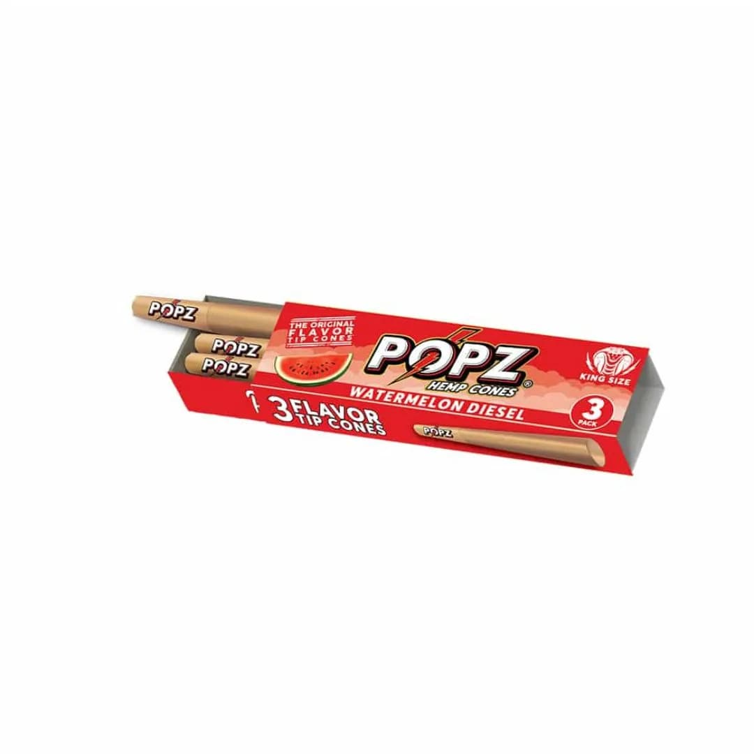 POPZ Cones Watermelon Diesel - 3 Cones Per Pack