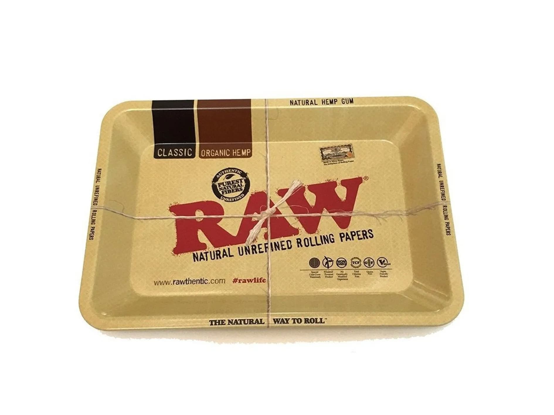 RAW Mini Metal Rolling Tray (17.5cm x 12.5cm)
