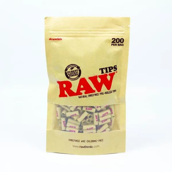 RAW Pre-Rolled Tips - Bag of 200