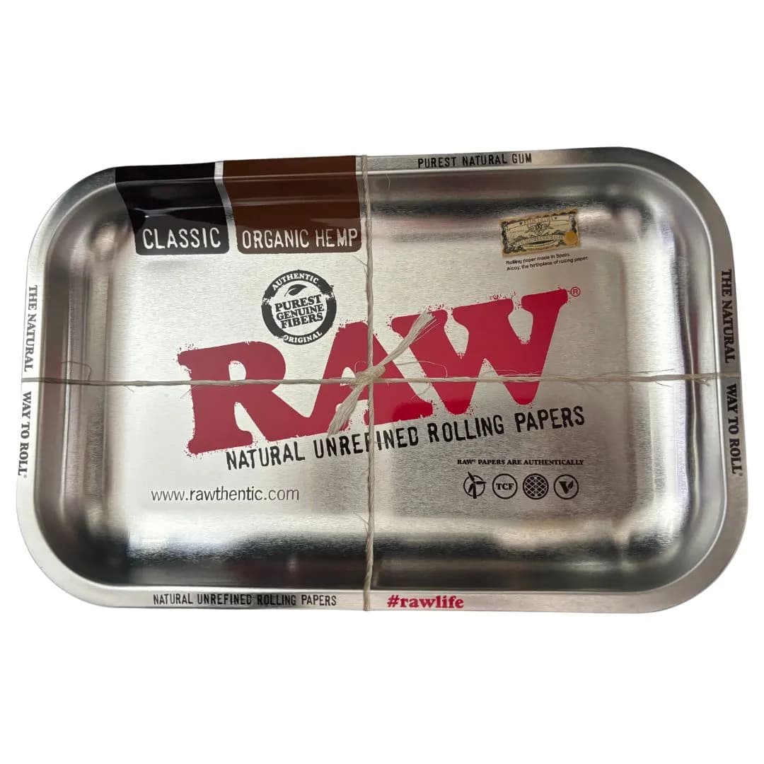 RAW Silver Medium Rolling Tray