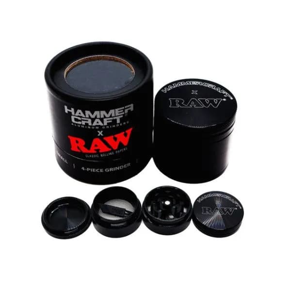RAW X HAMMERCRAFT Black Grinder