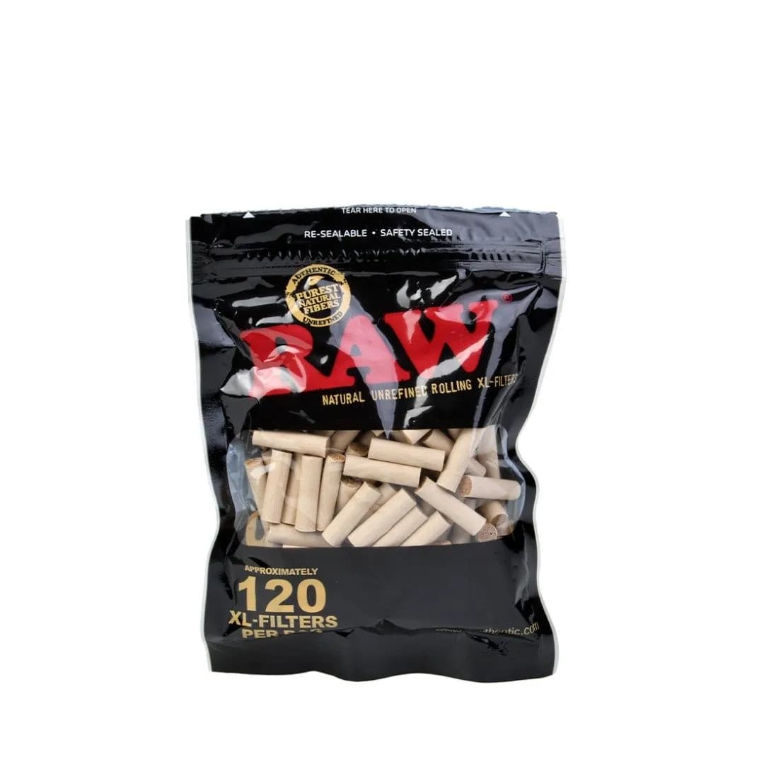 Raw XL Natural Unrefined Filters Bag Of 120