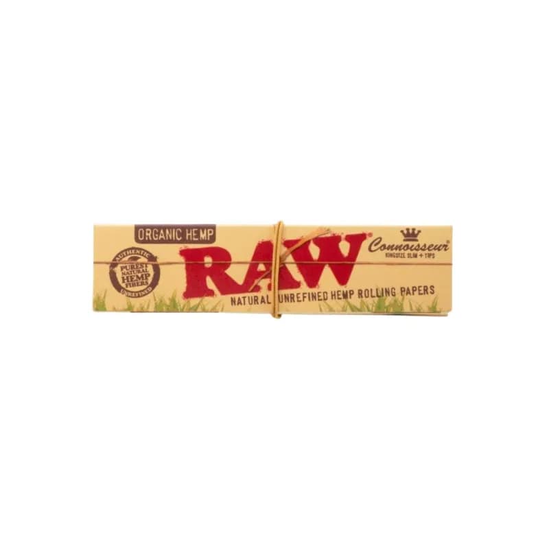 RAW Organic Connoisseur King Size Slim With Tips