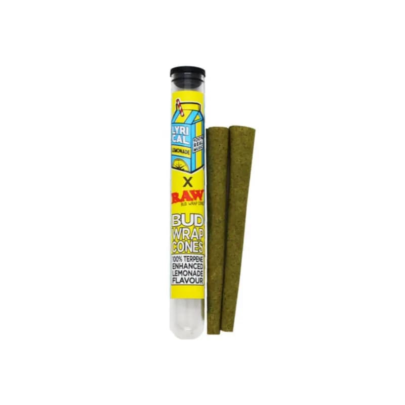 RAW x Lyrical Lemonade Bud Wrap - 2 Cones Per Tube