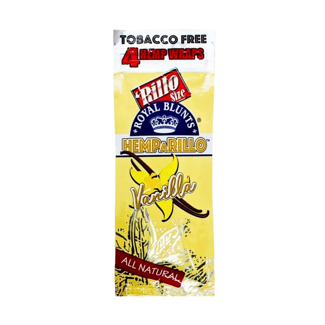 Royal Blunt Hemparillo Vanilla - 4 Wraps Per Pack