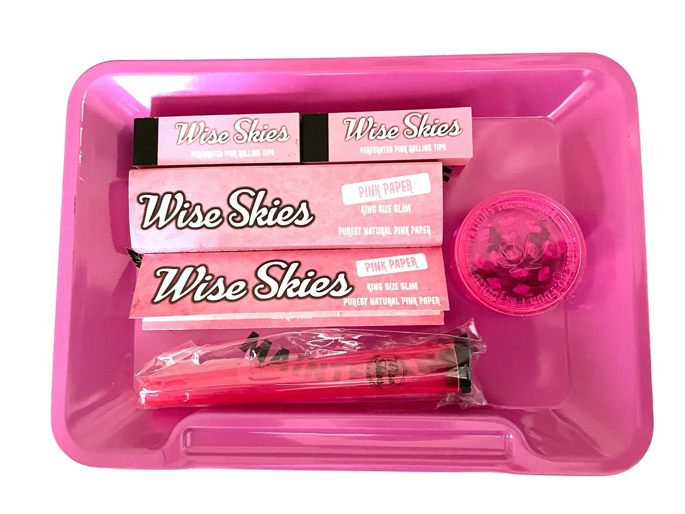 Wise Skies Pink High Maintenance Tray Set