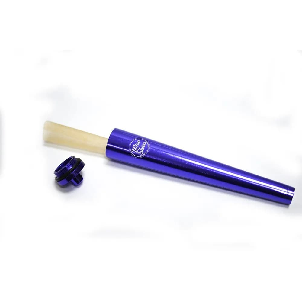 Wise Skies Purple Metal Storage Tube