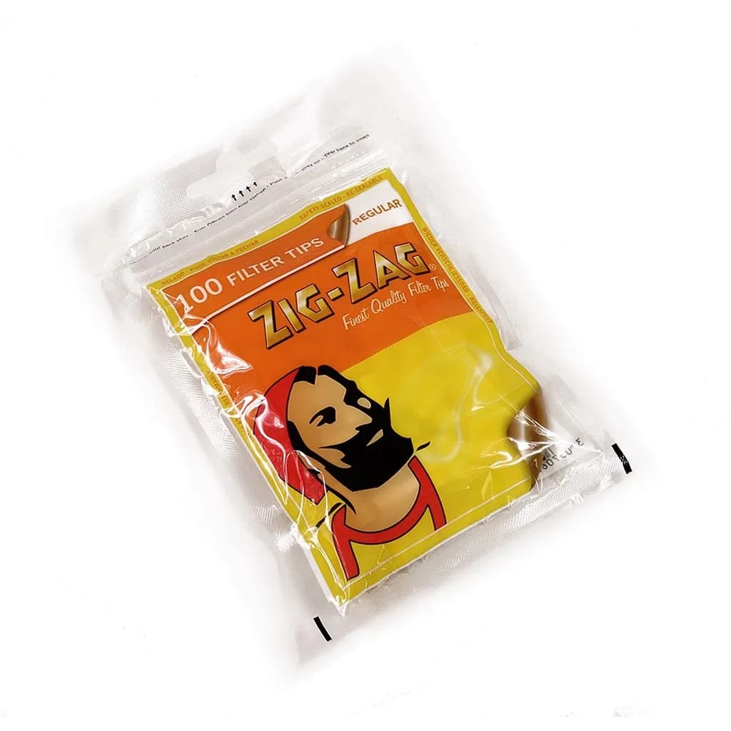 Zig Zag Regular Filters 8mm (100 Per Bag)